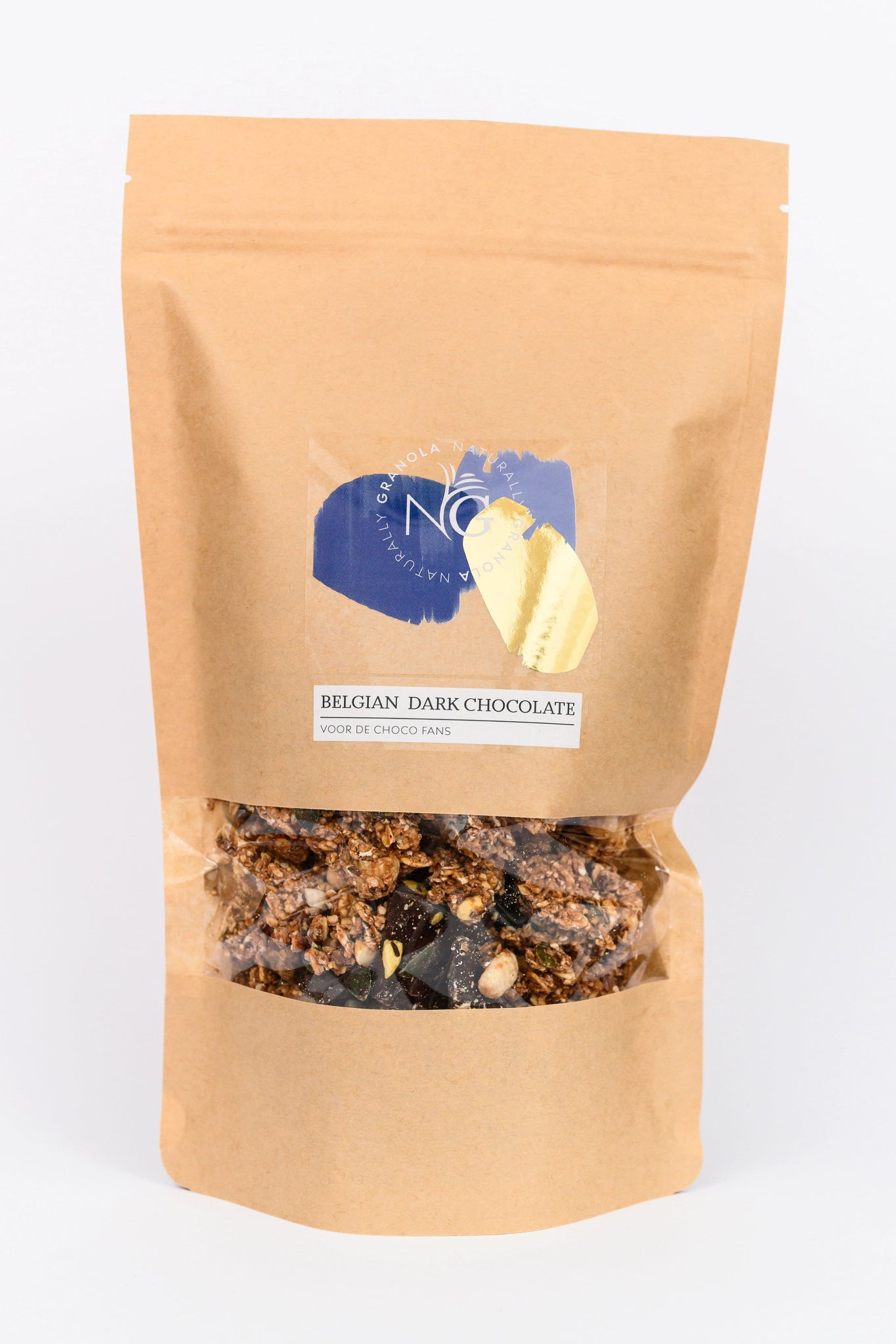 Belgian Dark Chocolate Granola refill bag 300 gram