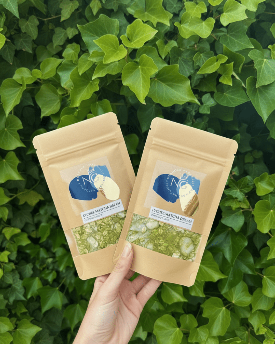 Lychee Matcha Dream Overnight Oats - Naturally Granola