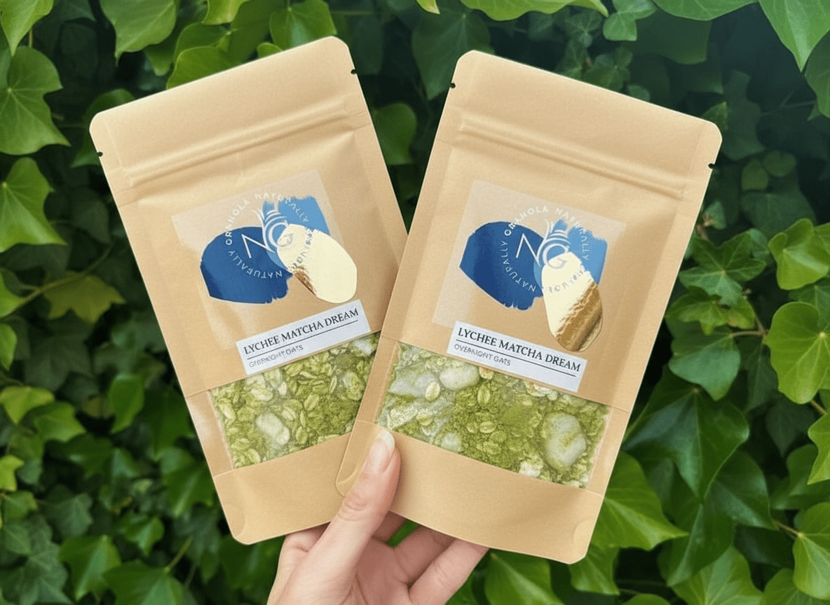 Lychee Matcha Dream Overnight Oats - Naturally Granola