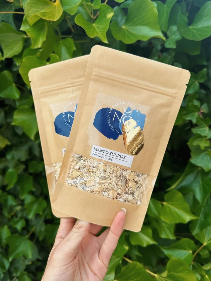 Mango Sunrise Overnight Oats - Naturally Granola