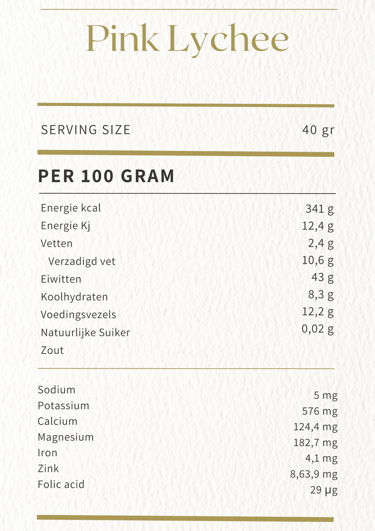 Pink Lychee - Naturally Granola